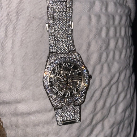 COPY - Shop GLD fully bust down watch over 2,000 hand set stones fully automati… - Picture 2 of 6